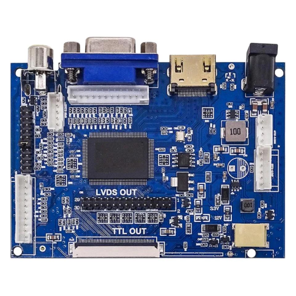 LCD ÷ TTL LVDS Ʈѷ , HDMI VGA 2AV 50 , AT070TN90 92 94 , ڵ V S-TY2662-V1